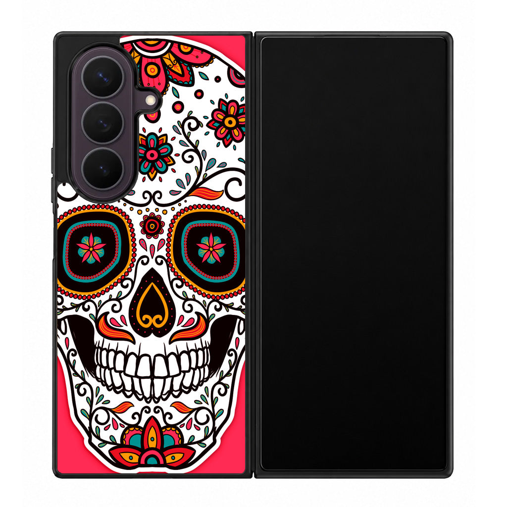 Pink Sugar Skull Samsung Galaxy Z Fold 8 Ultra Case