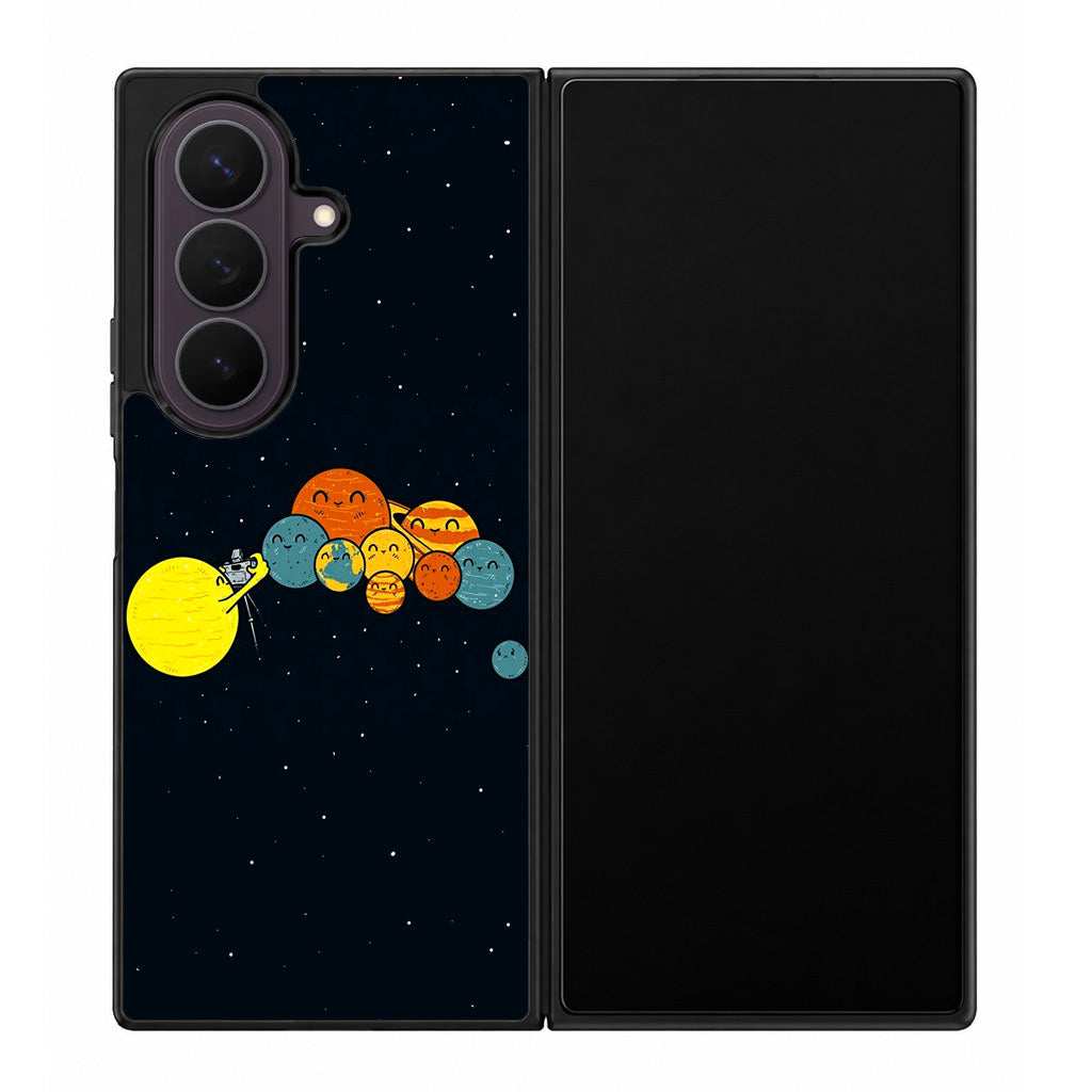 Planet Cute Illustration Samsung Galaxy Z Fold 8 Ultra Case