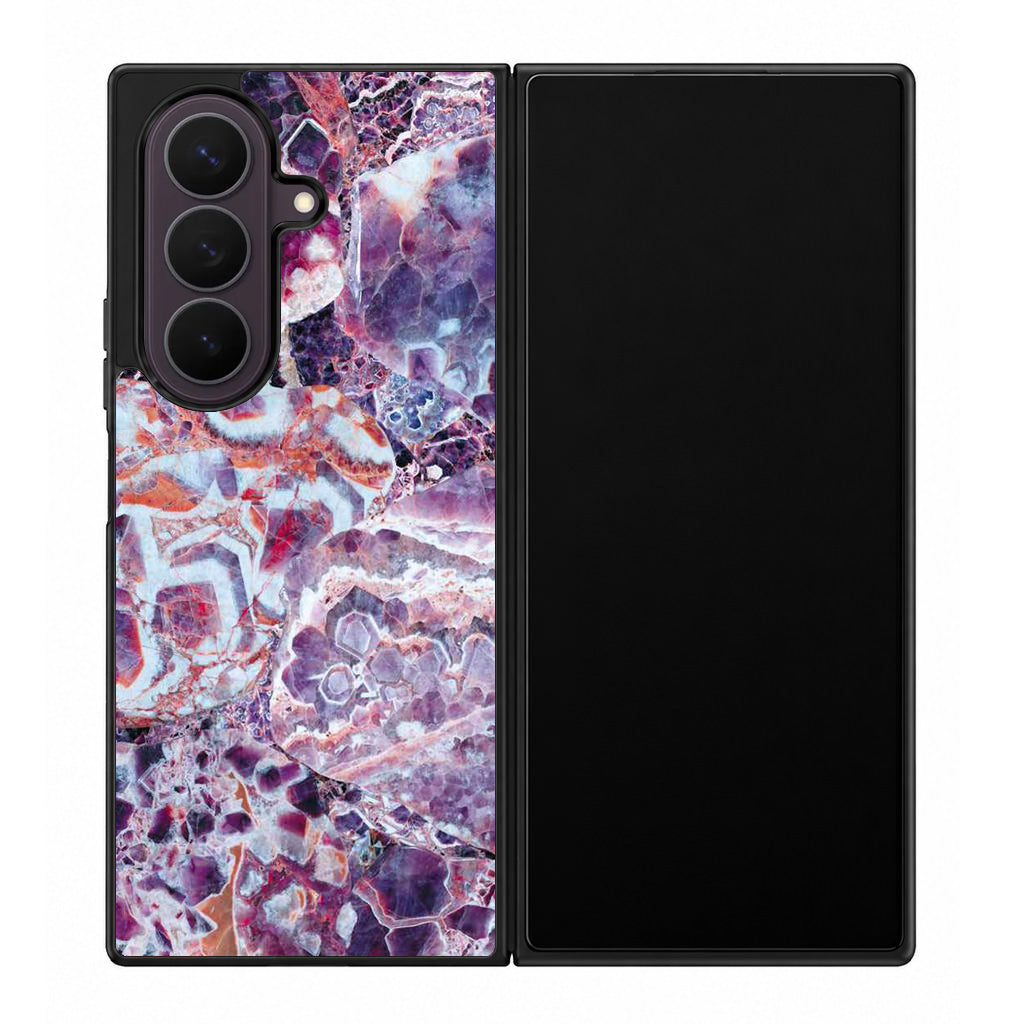 Purple Marble Samsung Galaxy Z Fold 8 Ultra Case