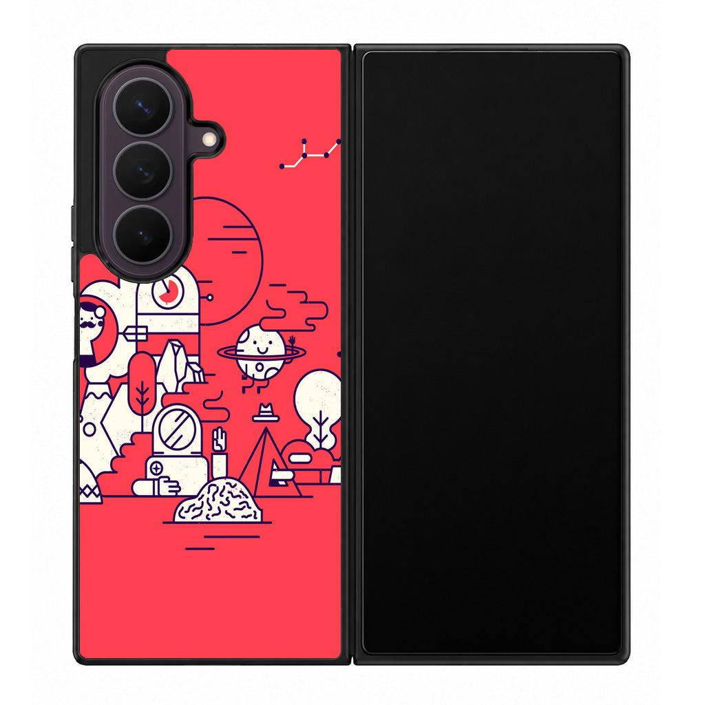 Red Planet Samsung Galaxy Z Fold 8 Ultra Case