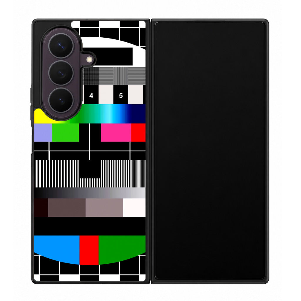 Scheme Pause TV Colorful Mesh Samsung Galaxy Z Fold 8 Ultra Case