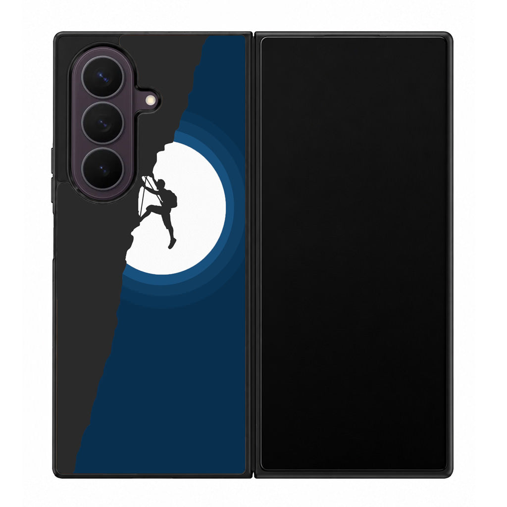 Silhouette of Climbers Samsung Galaxy Z Fold 8 Ultra Case