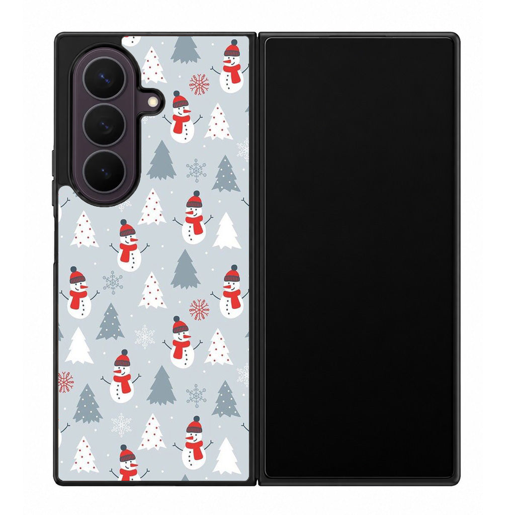 Snowmans Pattern Samsung Galaxy Z Fold 8 Ultra Case