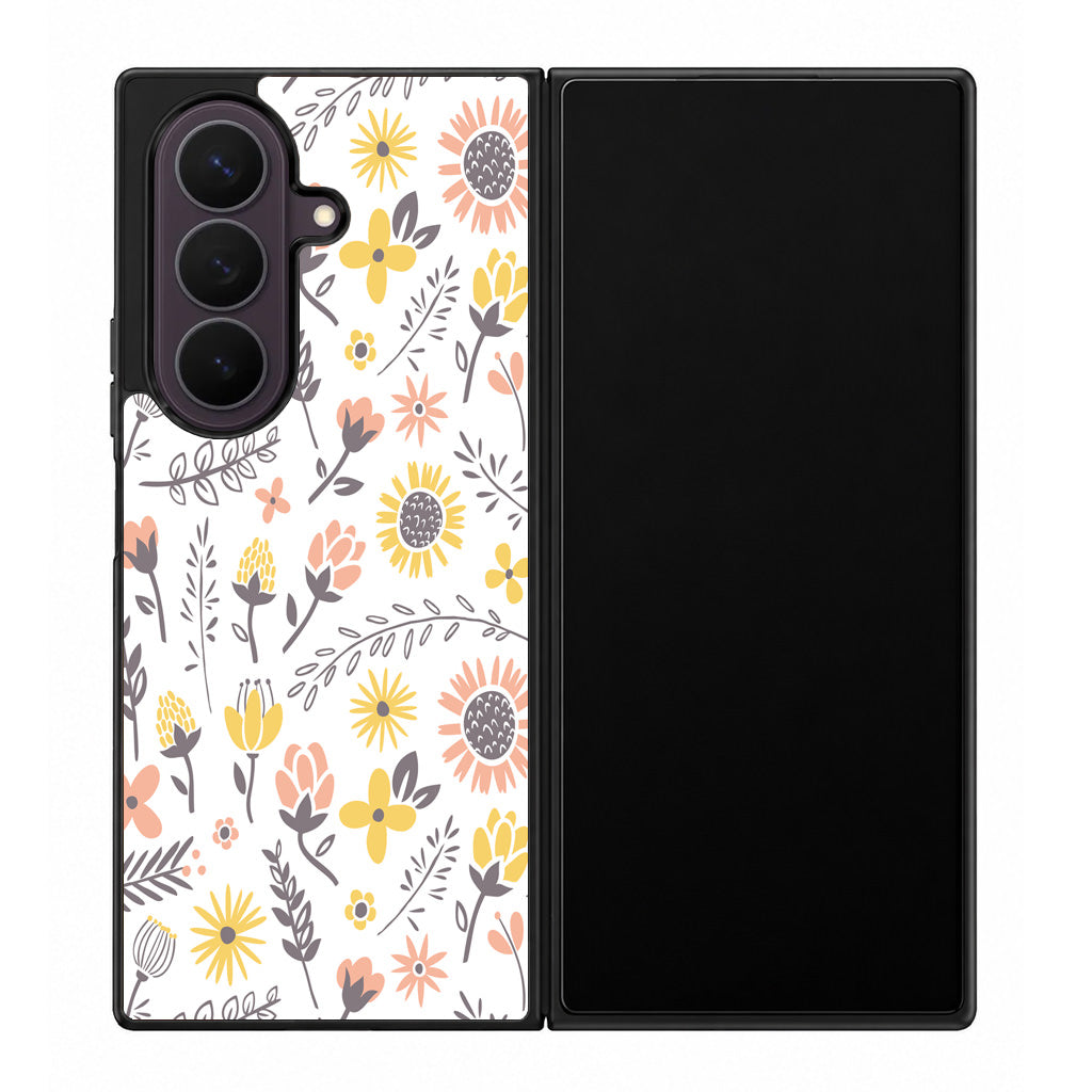 Spring Things Pattern Samsung Galaxy Z Fold 8 Ultra Case