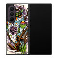 Sugar Skull Owl Tattoo Samsung Galaxy Z Fold 8 Ultra Case