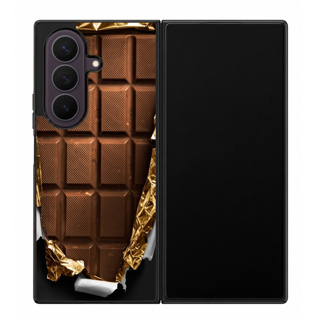 Unwrapped Chocolate Bar Samsung Galaxy Z Fold 8 Ultra Case