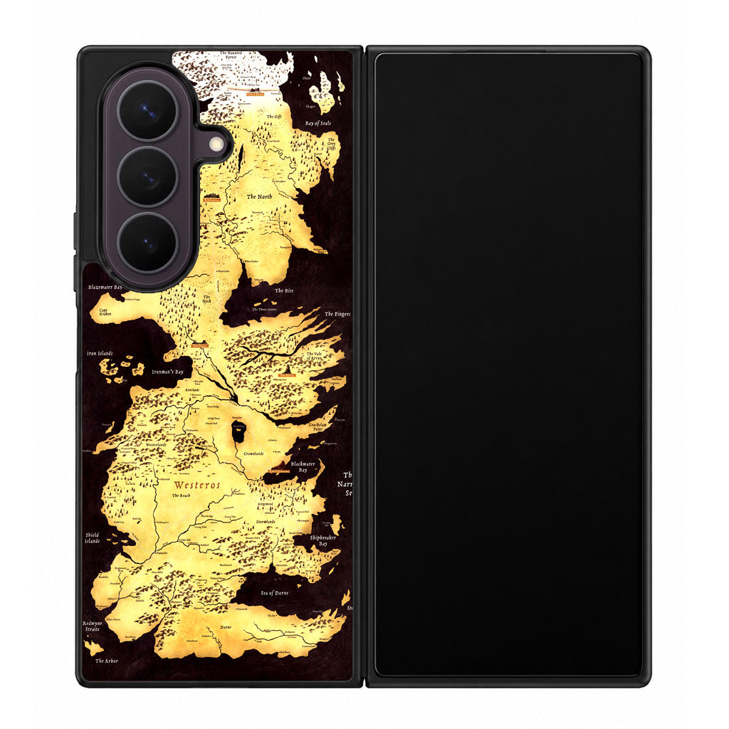 Westeros Map Samsung Galaxy Z Fold 8 Ultra Case