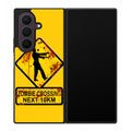 Zombie Crossing Sign Samsung Galaxy Z Fold 8 Ultra Case