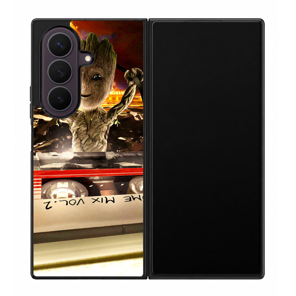 Baby Groot Mix Vol 2 Samsung Galaxy Z Fold 8 Ultra Case