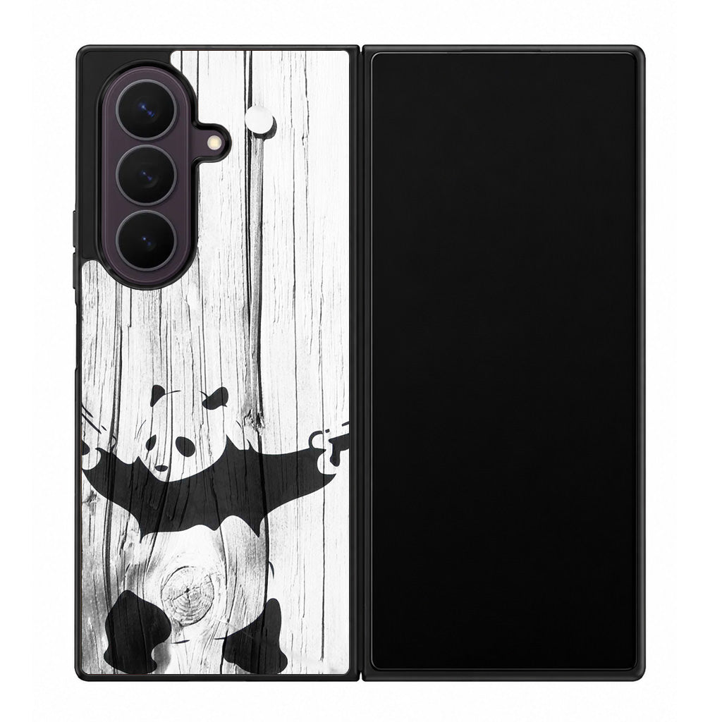Banksy Graffiti Panda Samsung Galaxy Z Fold 8 Ultra Case