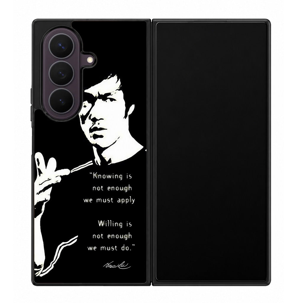 Bruce Lee Quotes Samsung Galaxy Z Fold 8 Ultra Case