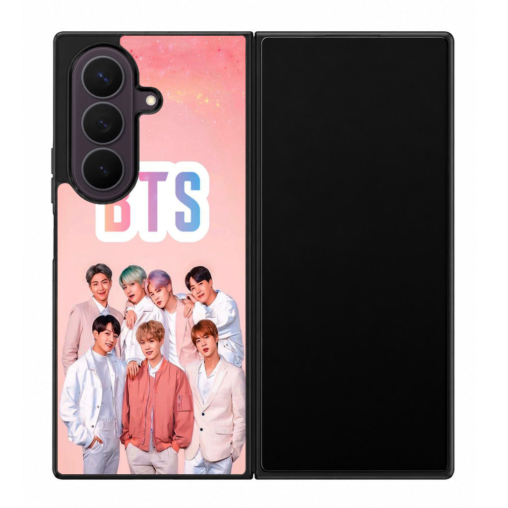 BTS Member in Pink Samsung Galaxy Z Fold 8 Ultra Case