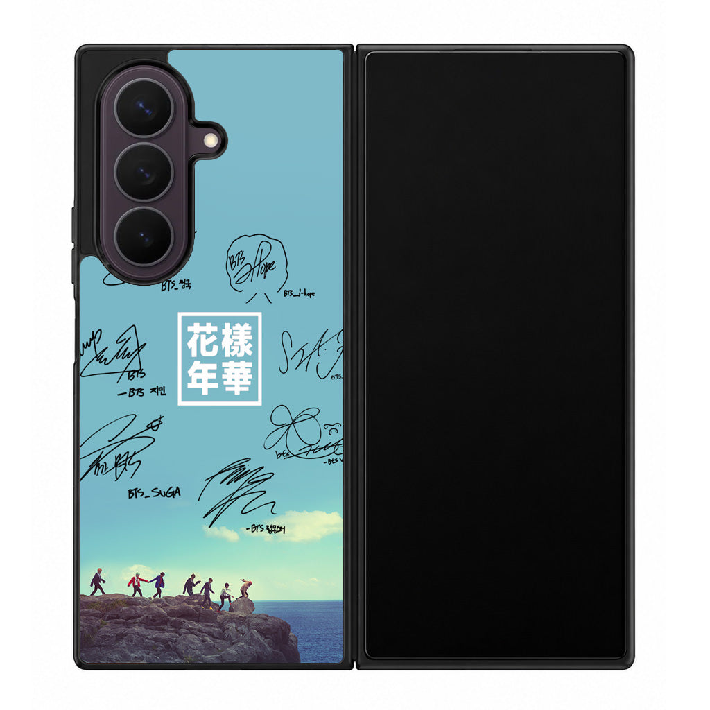 BTS Signature Samsung Galaxy Z Fold 8 Ultra Case