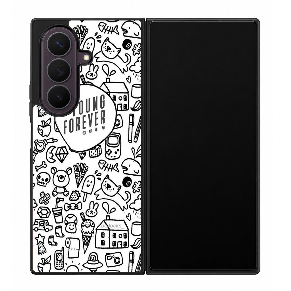 BTS Young Forever Samsung Galaxy Z Fold 8 Ultra Case