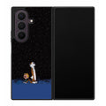 Calvin and Hobbes Space Samsung Galaxy Z Fold 8 Ultra Case
