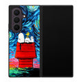 Dog Lying Under Starry Night Van Gogh Samsung Galaxy Z Fold 8 Ultra Case