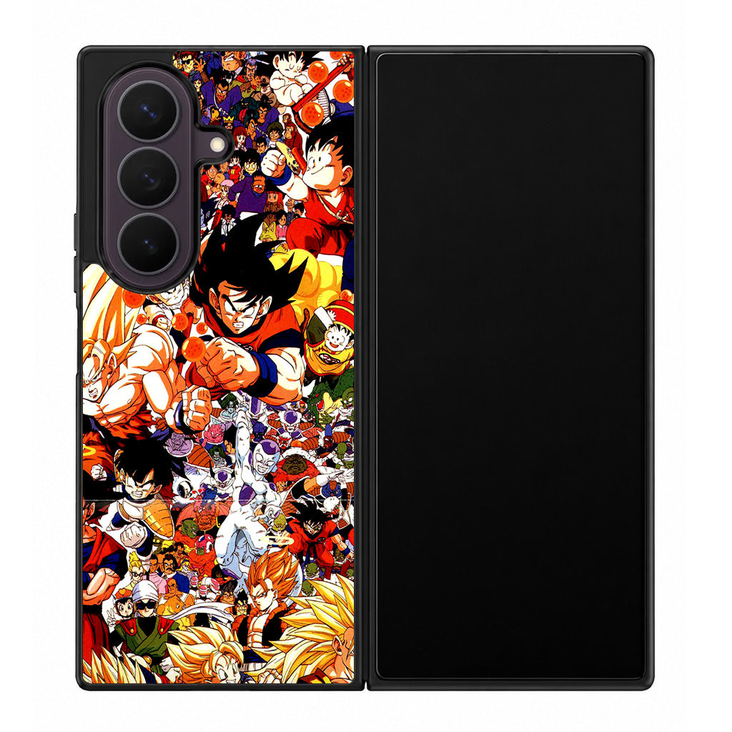Dragon Ball All Characters Samsung Galaxy Z Fold 8 Ultra Case