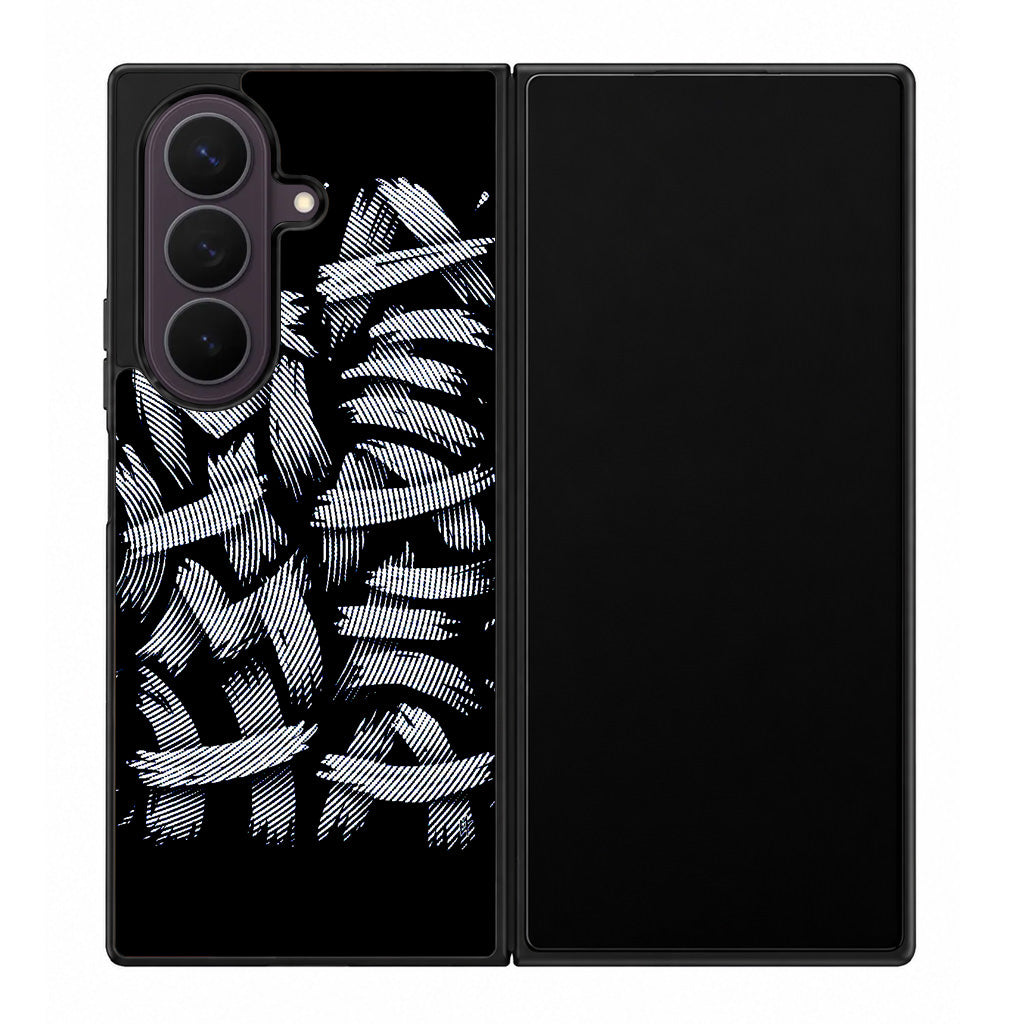 Dragon Ball Kamehameha Font Art Samsung Galaxy Z Fold 8 Ultra Case