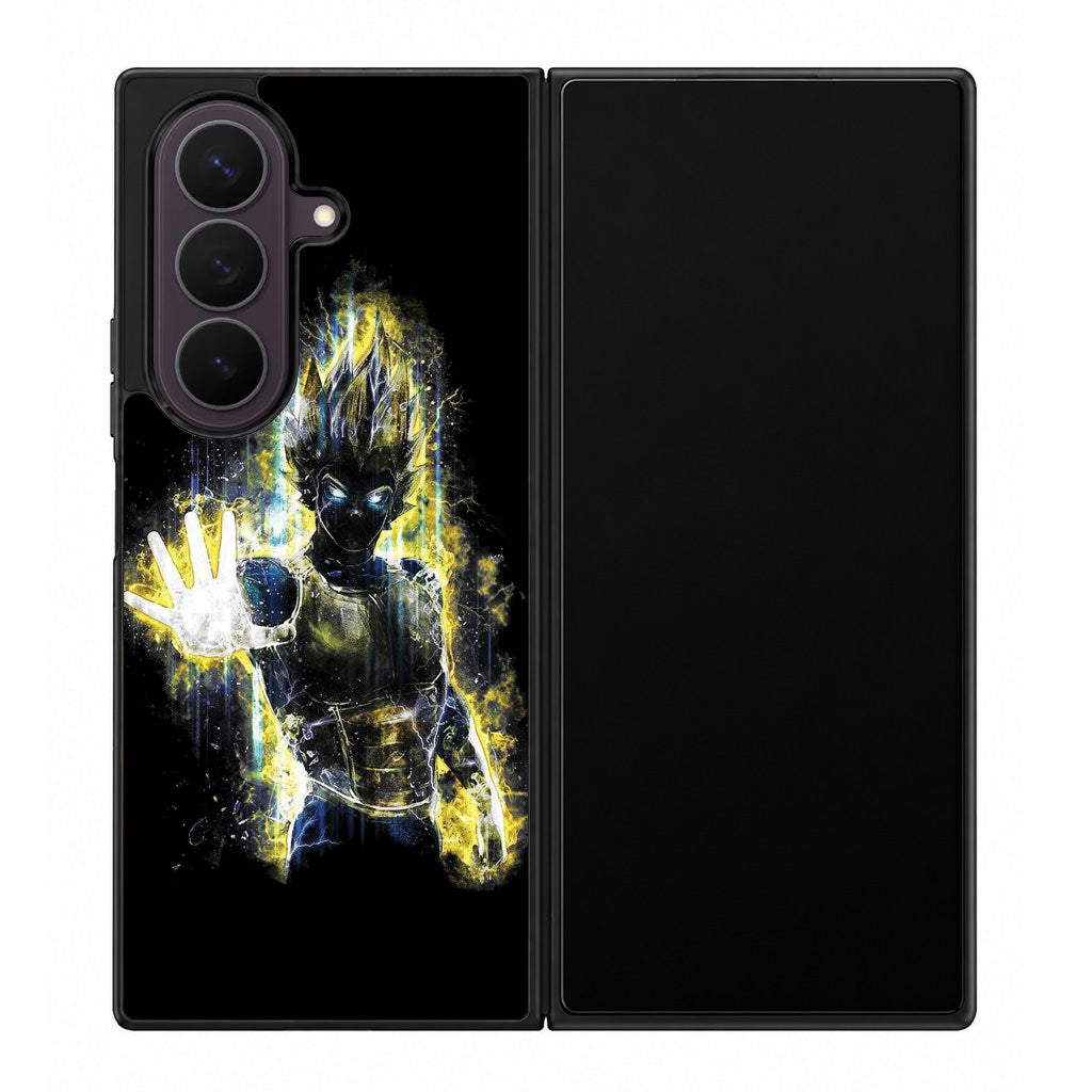 Dragon Ball Z Vegeta Bad Saiyan Prince Samsung Galaxy Z Fold 8 Ultra Case
