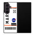 First Class Ticket To Mars Samsung Galaxy Z Fold 8 Ultra Case