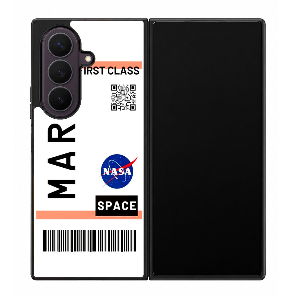 First Class Ticket To Mars Samsung Galaxy Z Fold 8 Ultra Case
