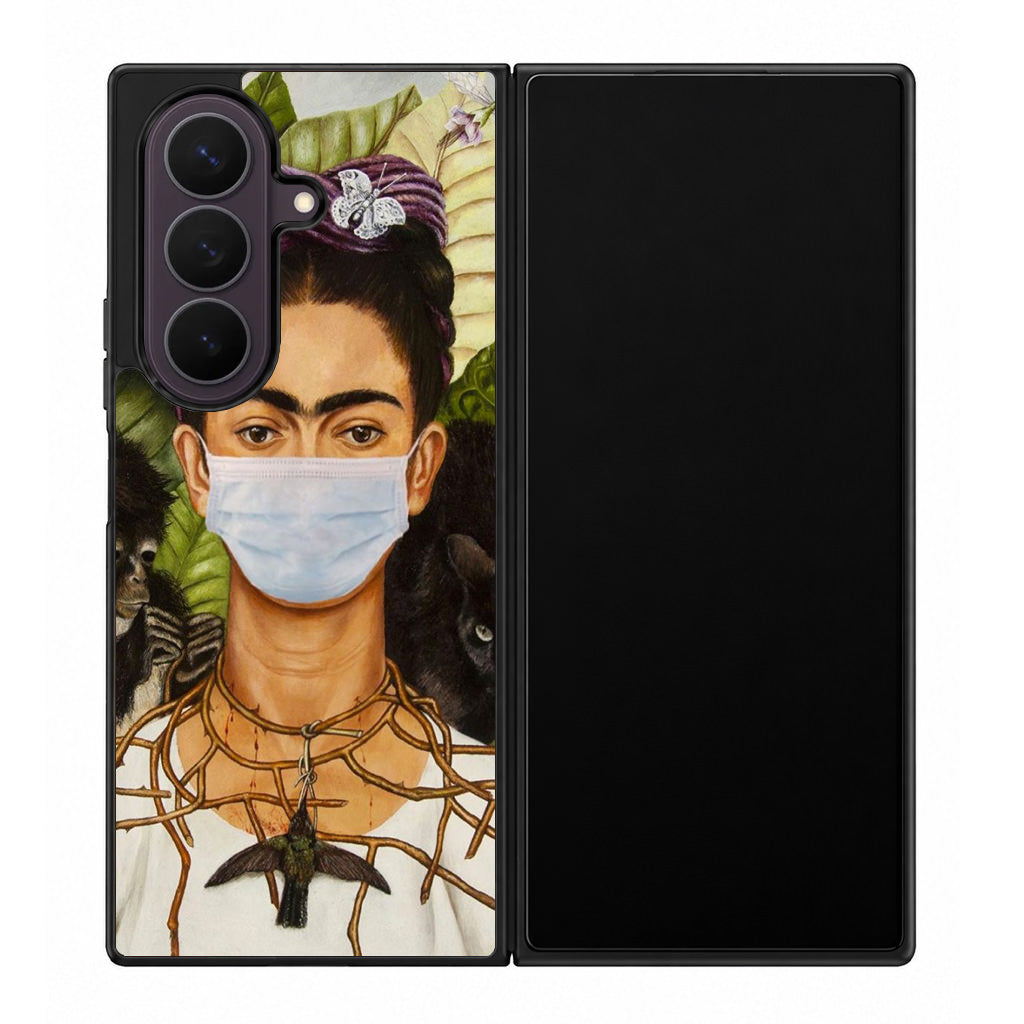 Frida Kahlo Wear Mask Samsung Galaxy Z Fold 8 Ultra Case