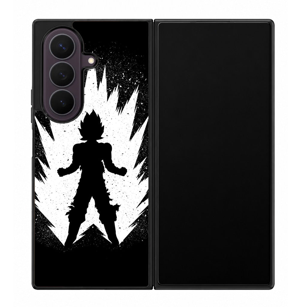 Goku Super Saiyan Black White Samsung Galaxy Z Fold 8 Ultra Case
