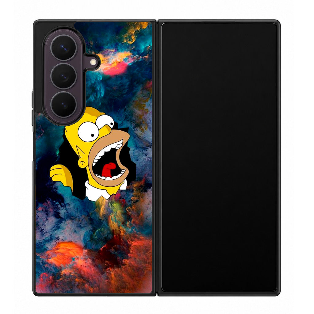 Homer Behind The Black Hole Samsung Galaxy Z Fold 8 Ultra Case