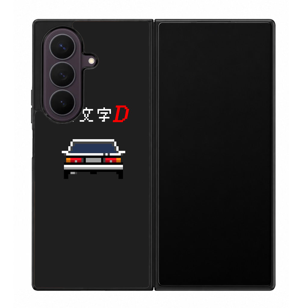 Initial D Pixel Art Samsung Galaxy Z Fold 8 Ultra Case