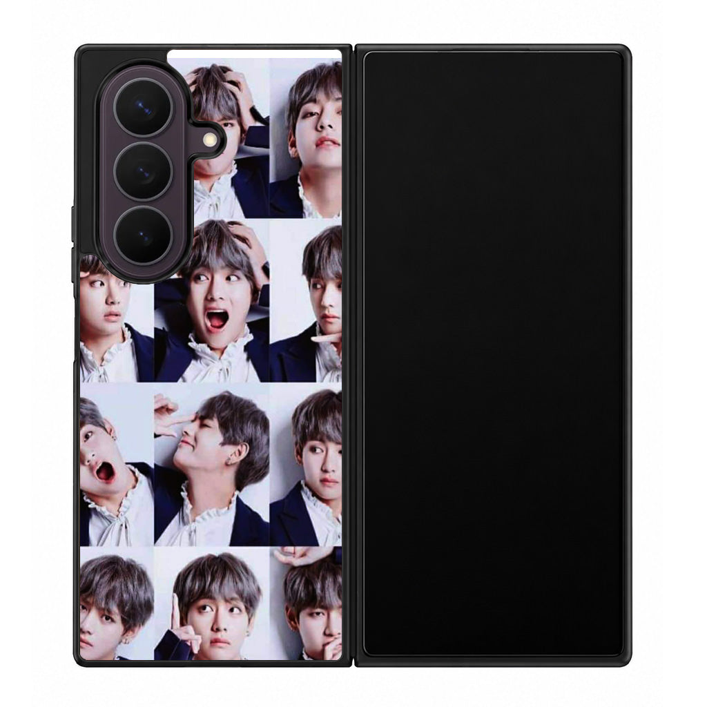 Kim Tae-hyung Collage Samsung Galaxy Z Fold 8 Ultra Case