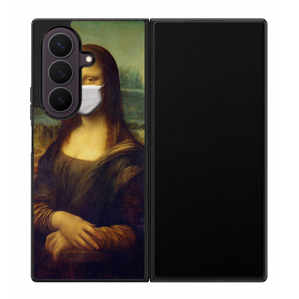 Monalisa In Pandemic Samsung Galaxy Z Fold 8 Ultra Case