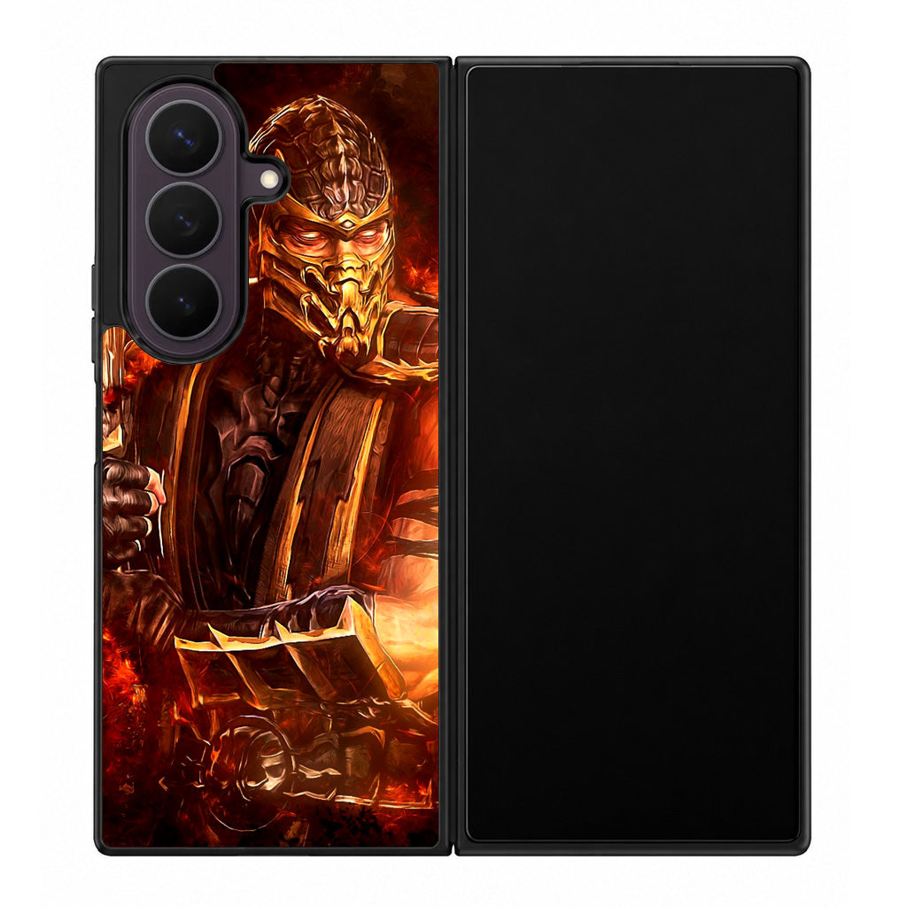 Mortal Kombat Scorpion Samsung Galaxy Z Fold 8 Ultra Case