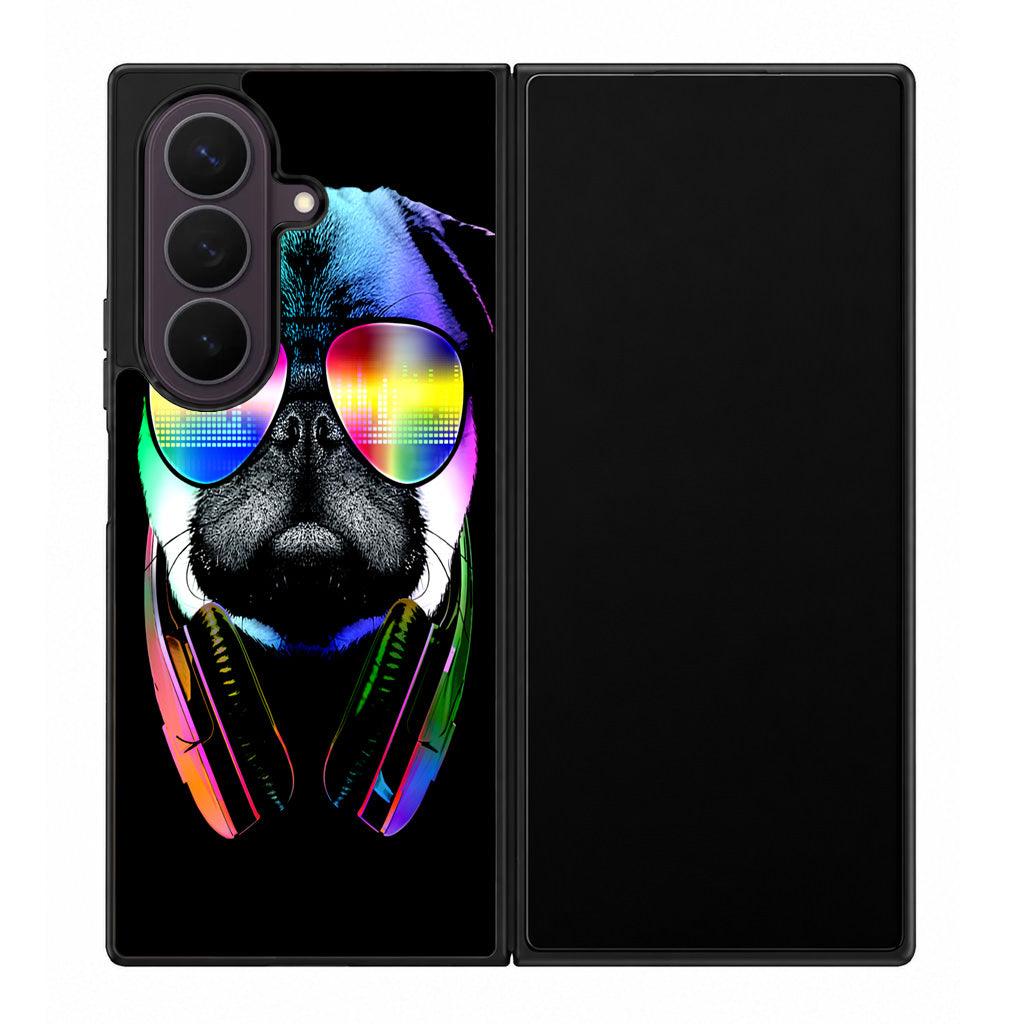 Music Lover Pug V Samsung Galaxy Z Fold 8 Ultra Case