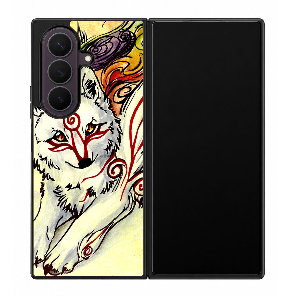 Okami Amaterasu Samsung Galaxy Z Fold 8 Ultra Case