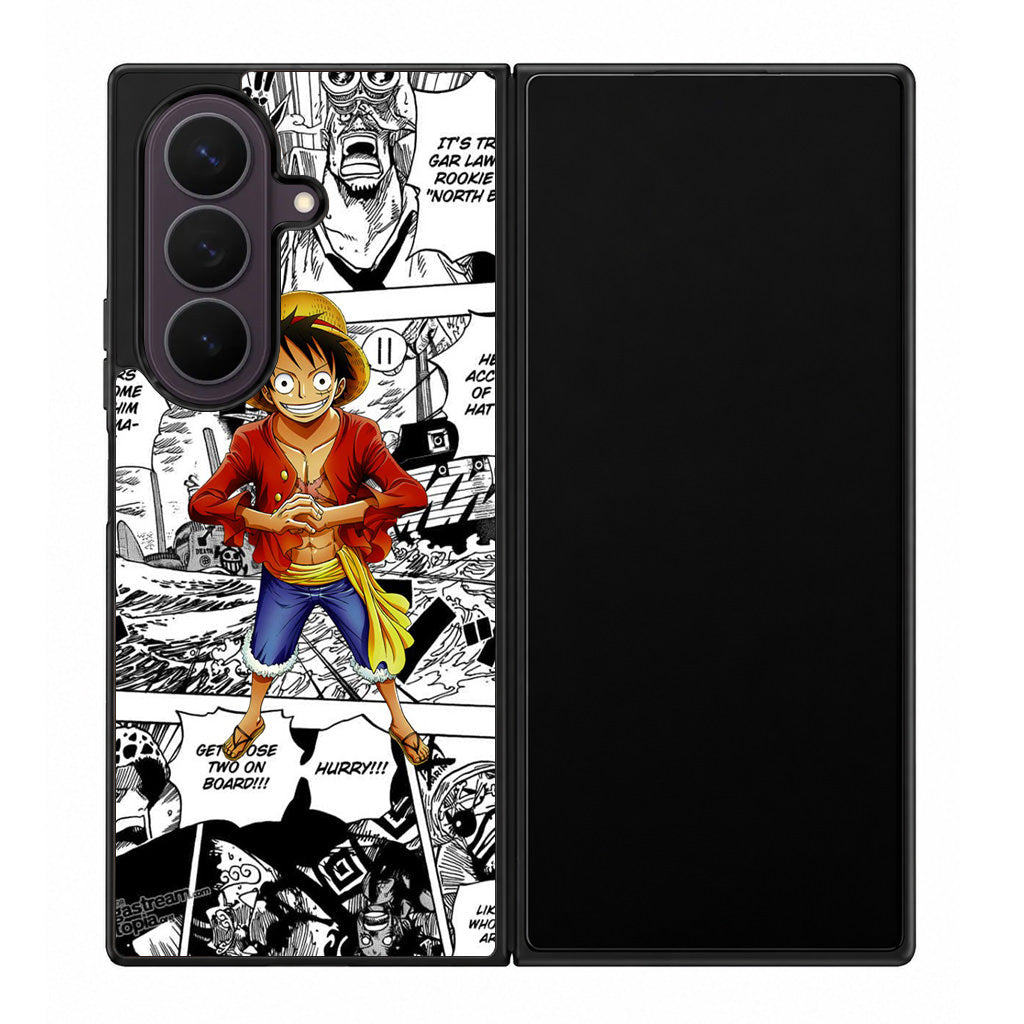 One Piece Luffy Comics Samsung Galaxy Z Fold 8 Ultra Case