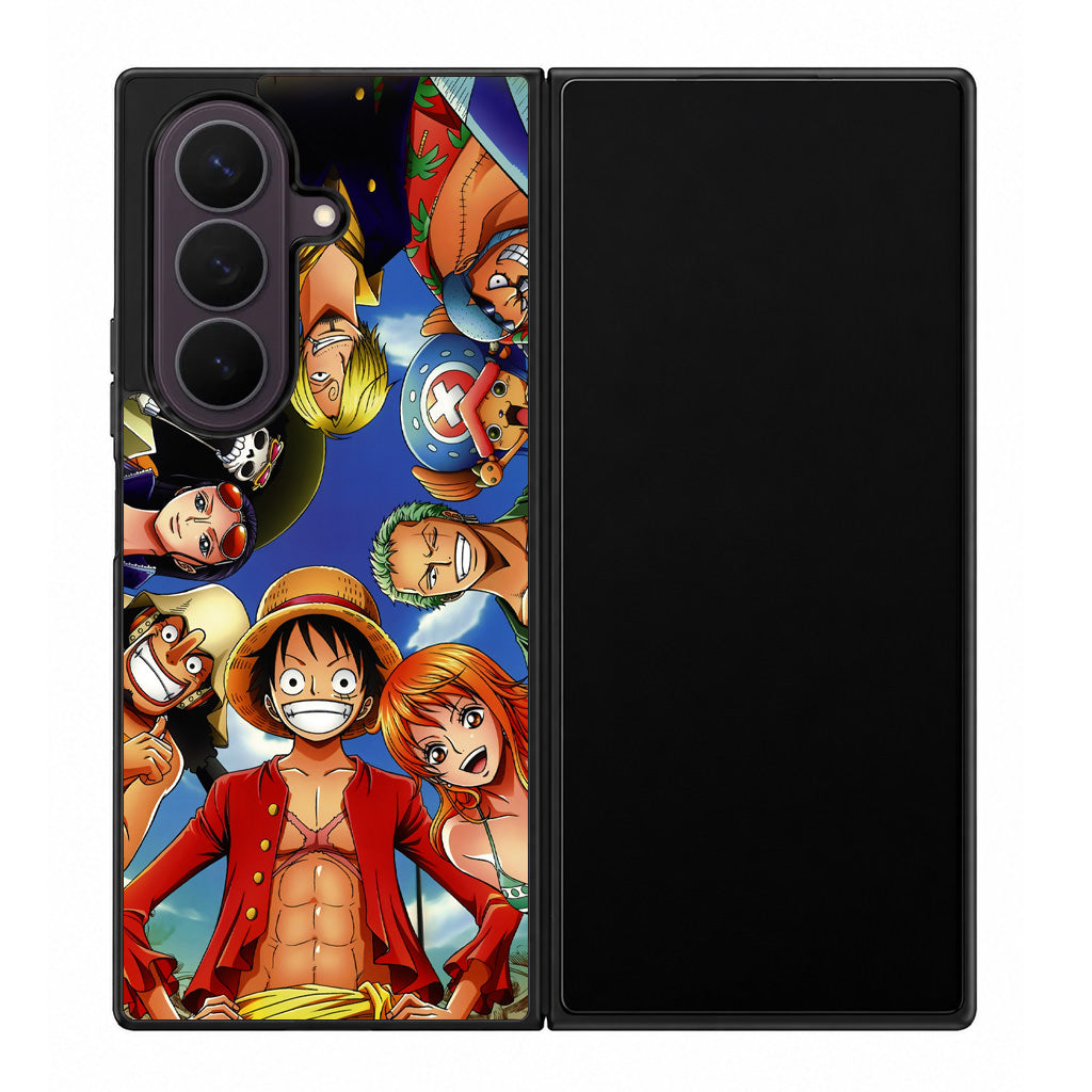 One Piece Luffy Crew Samsung Galaxy Z Fold 8 Ultra Case