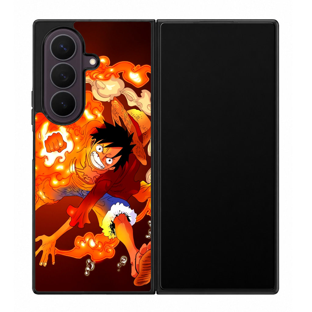 One Piece Luffy Red Hawk Samsung Galaxy Z Fold 8 Ultra Case
