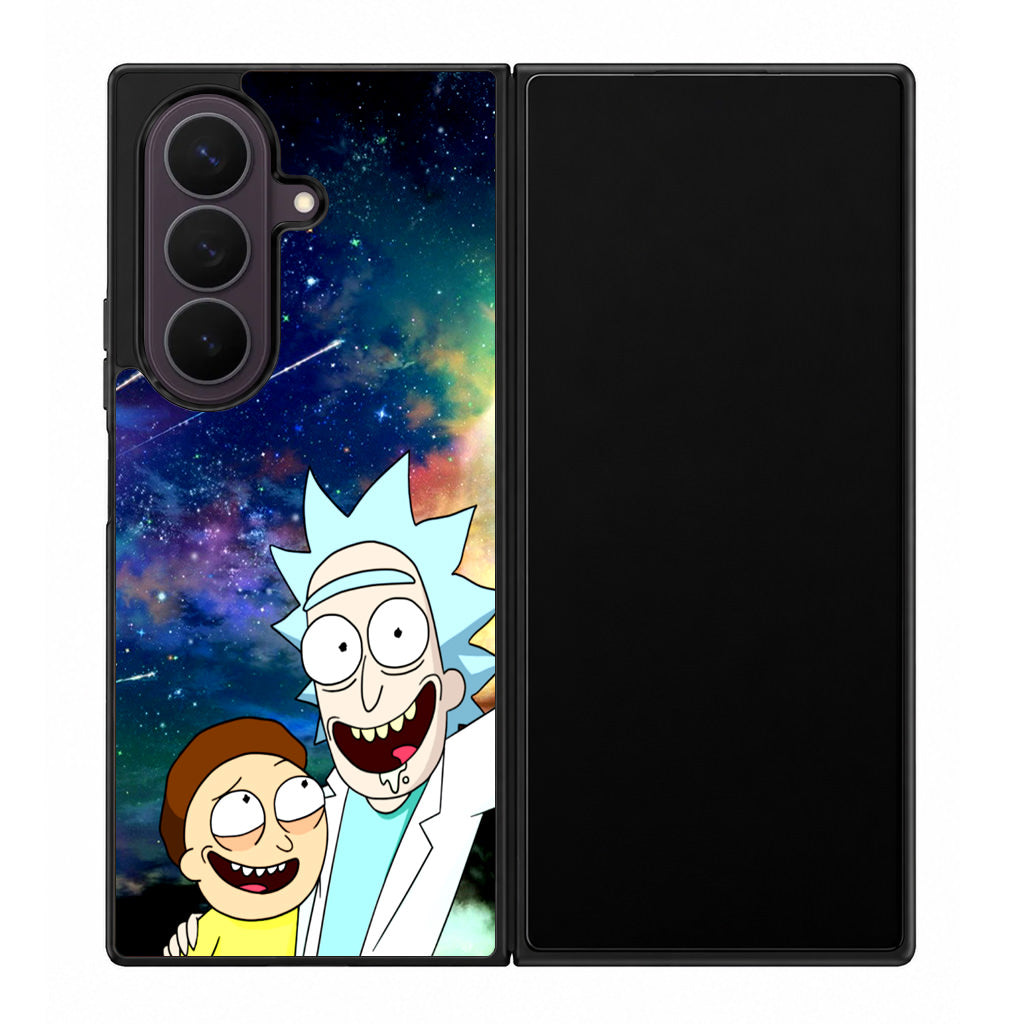 Rick And Morty In The Space Samsung Galaxy Z Fold 8 Ultra Case