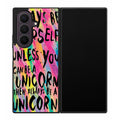 Rainbow Unicorn Quote Samsung Galaxy Z Fold 8 Ultra Case