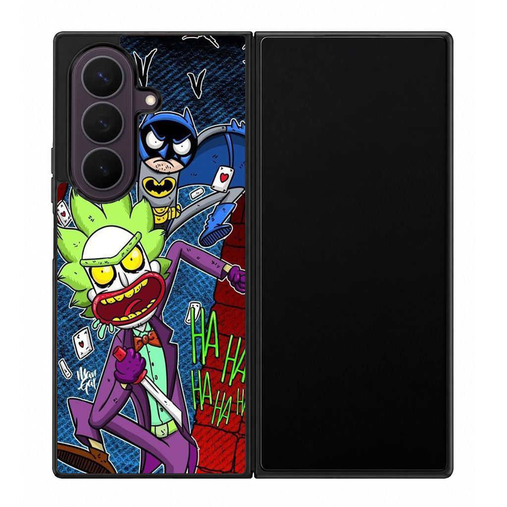 Rick And Morty Bat And Joker Clown Samsung Galaxy Z Fold 8 Ultra Case