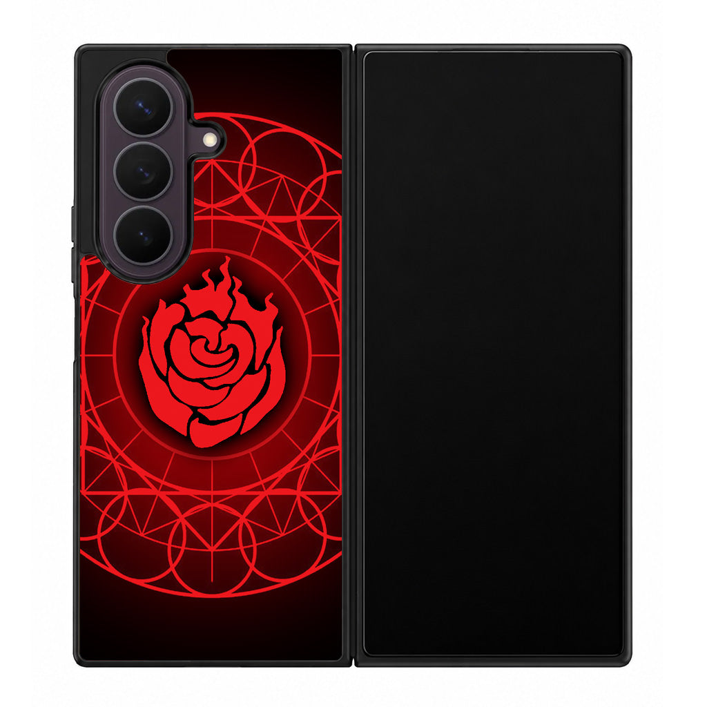 Ruby Rose Symbol RWBY Samsung Galaxy Z Fold 8 Ultra Case