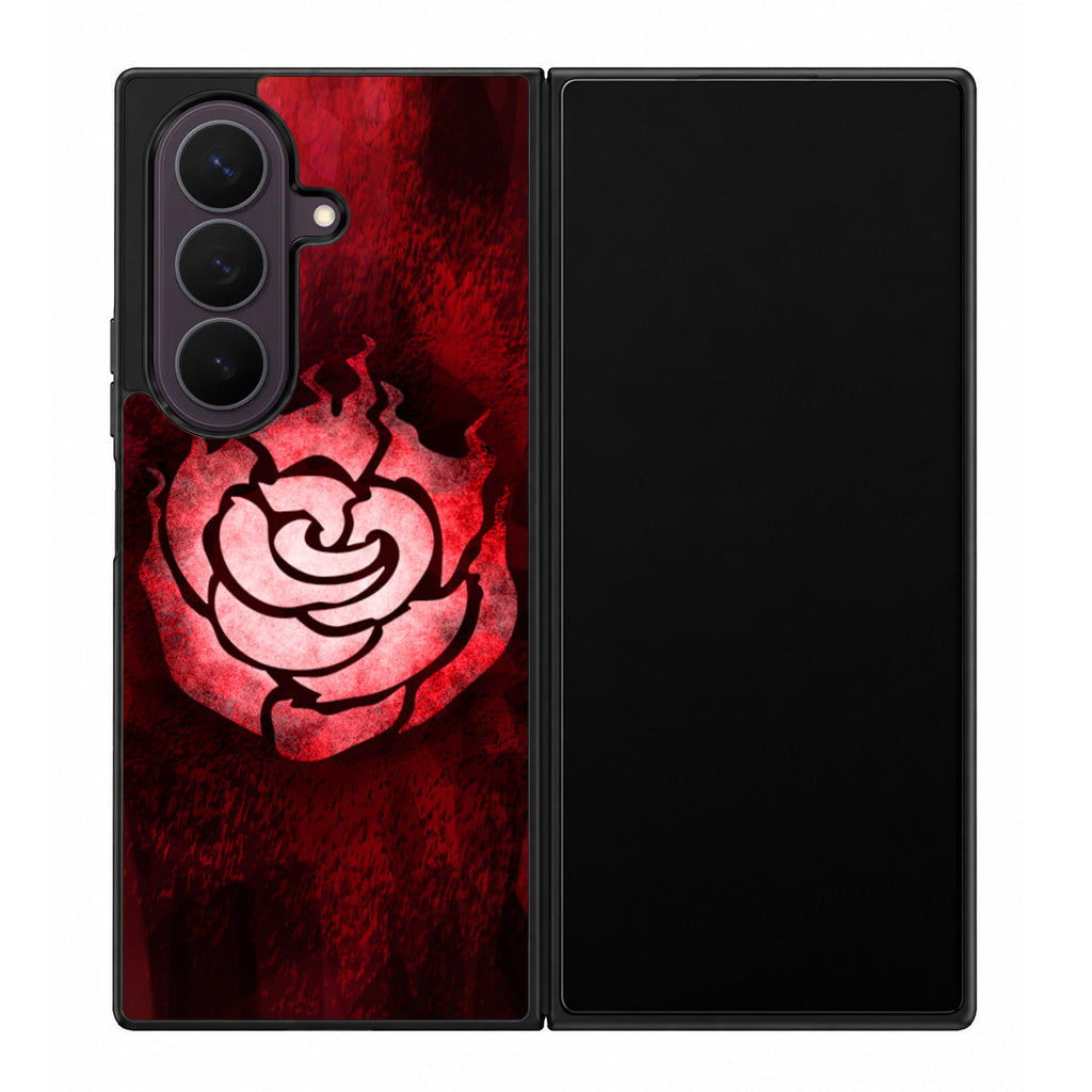 RWBY Ruby Rose Symbol Samsung Galaxy Z Fold 8 Ultra Case