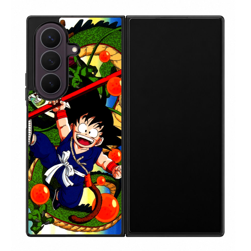 Shenlong And Little Goku Dragon Ball Samsung Galaxy Z Fold 8 Ultra Case