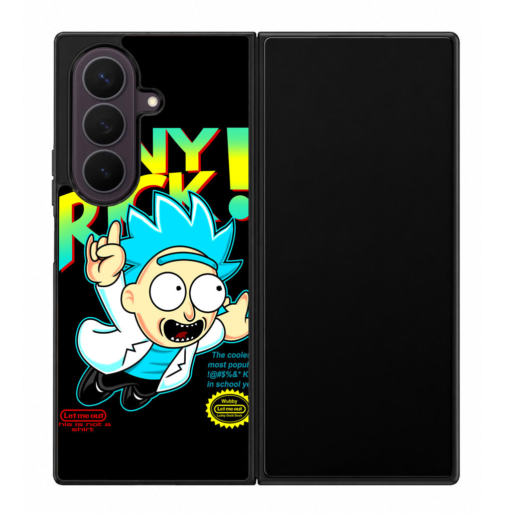 Tiny Rick Let Me Out Samsung Galaxy Z Fold 8 Ultra Case