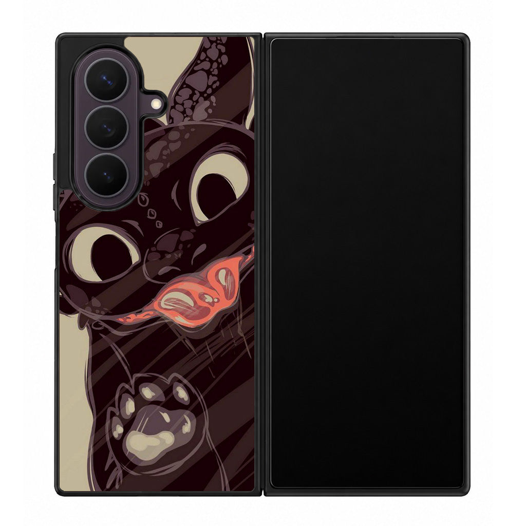 Toothless Dragon Art Samsung Galaxy Z Fold 8 Ultra Case