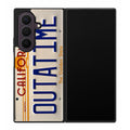 Back to the Future License Plate Outatime Samsung Galaxy Z Fold 8 Ultra Case