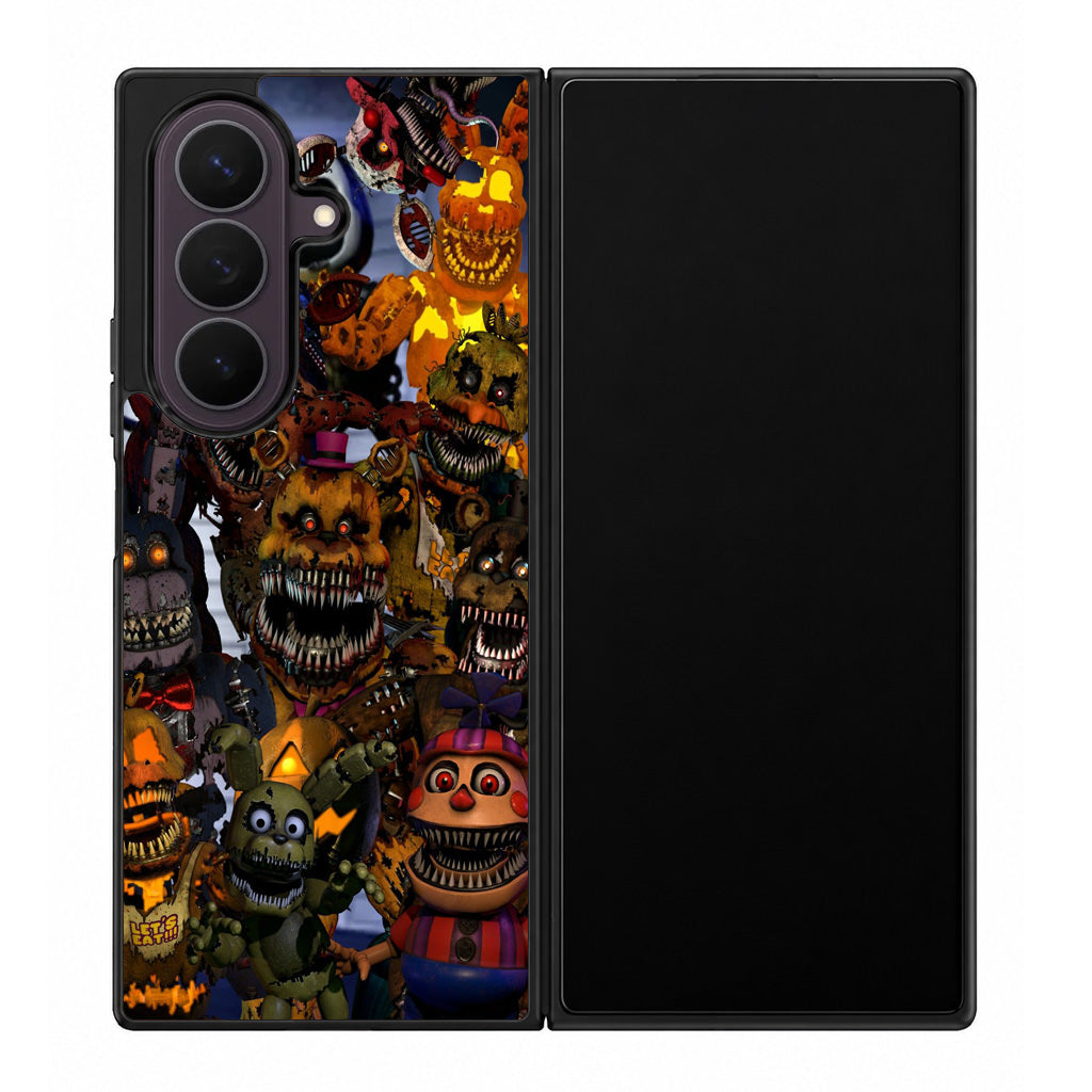 Five Nights at Freddy's Scary Characters Samsung Galaxy Z Fold 8 Ultra Case