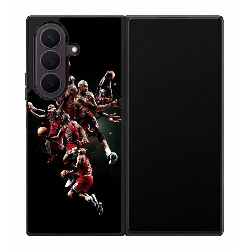 Michael Jordan Best Moment Samsung Galaxy Z Fold 8 Ultra Case