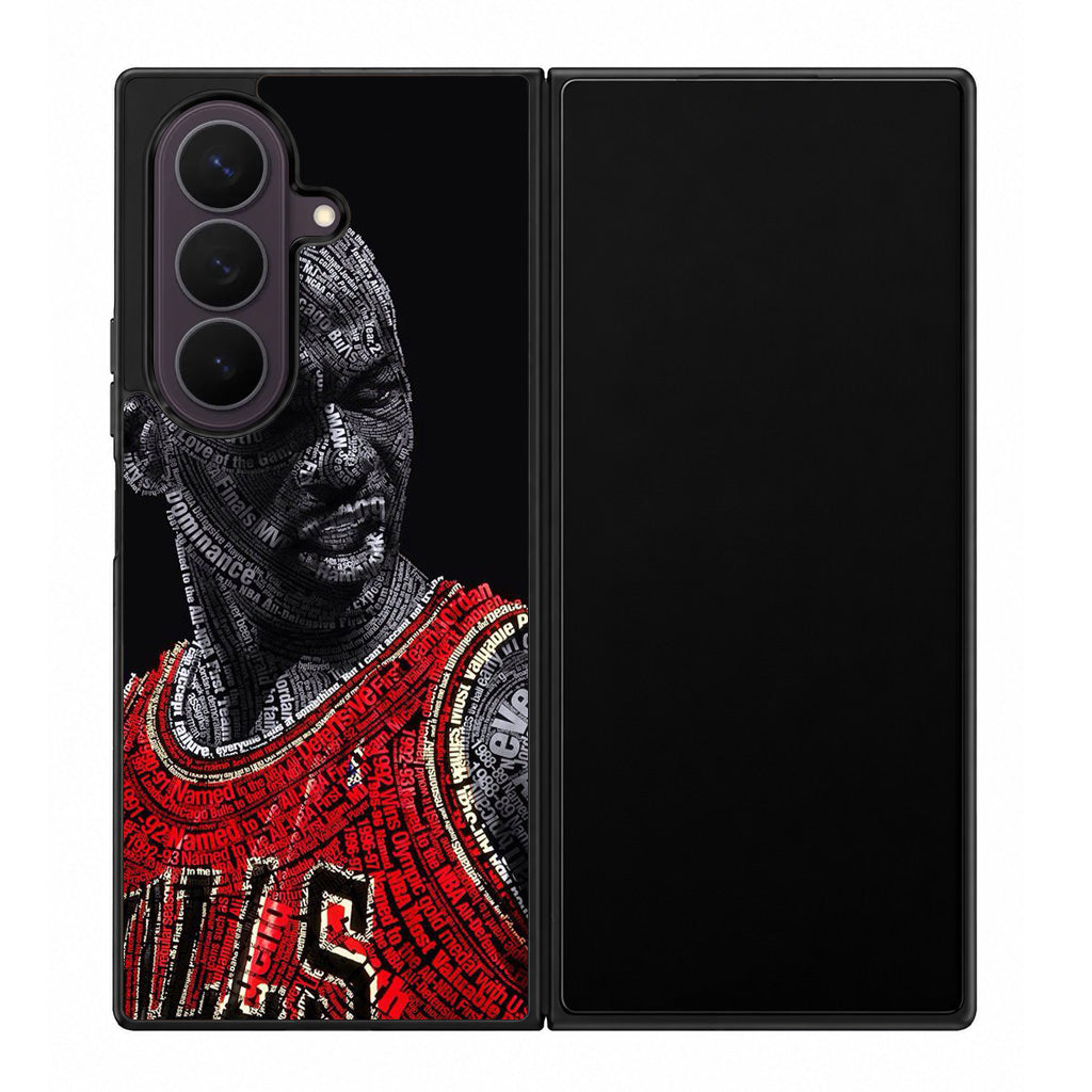 Michael Jordan The Legend Samsung Galaxy Z Fold 8 Ultra Case