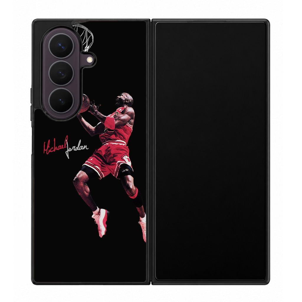 Michael Jordan Epic Jump Samsung Galaxy Z Fold 8 Ultra Case